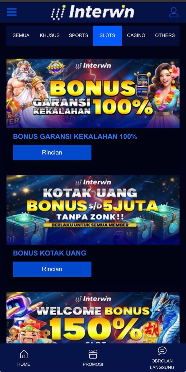 INTERWIN – Afiliasi Link Pusat Slot Gacor Hari Ini RTP Live Slot ...